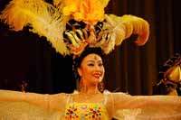 Fotos fra Tang Dynastiet show i Xian, Kina